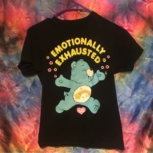 Emotionally Exhausted Care Bears T-shirt